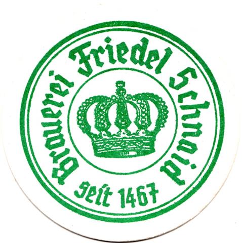 hallerndorf fo-by friedel friedel rund 2a (215-brauerei friedel-gr�n)